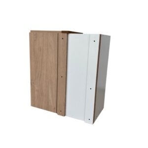 Módulo de alacena esquinero – Puerta a la derecha  y 2 estantes - 65 cm de ancho.